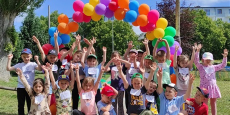 Dzień dziecka na sportowo-XII edycja Ogólnopolskiego Maratonu Przedszkolaków „Sprintem do maratonu”.